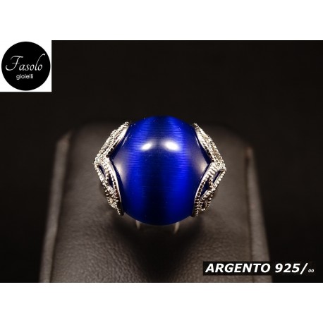 Quarzo blu cabochon